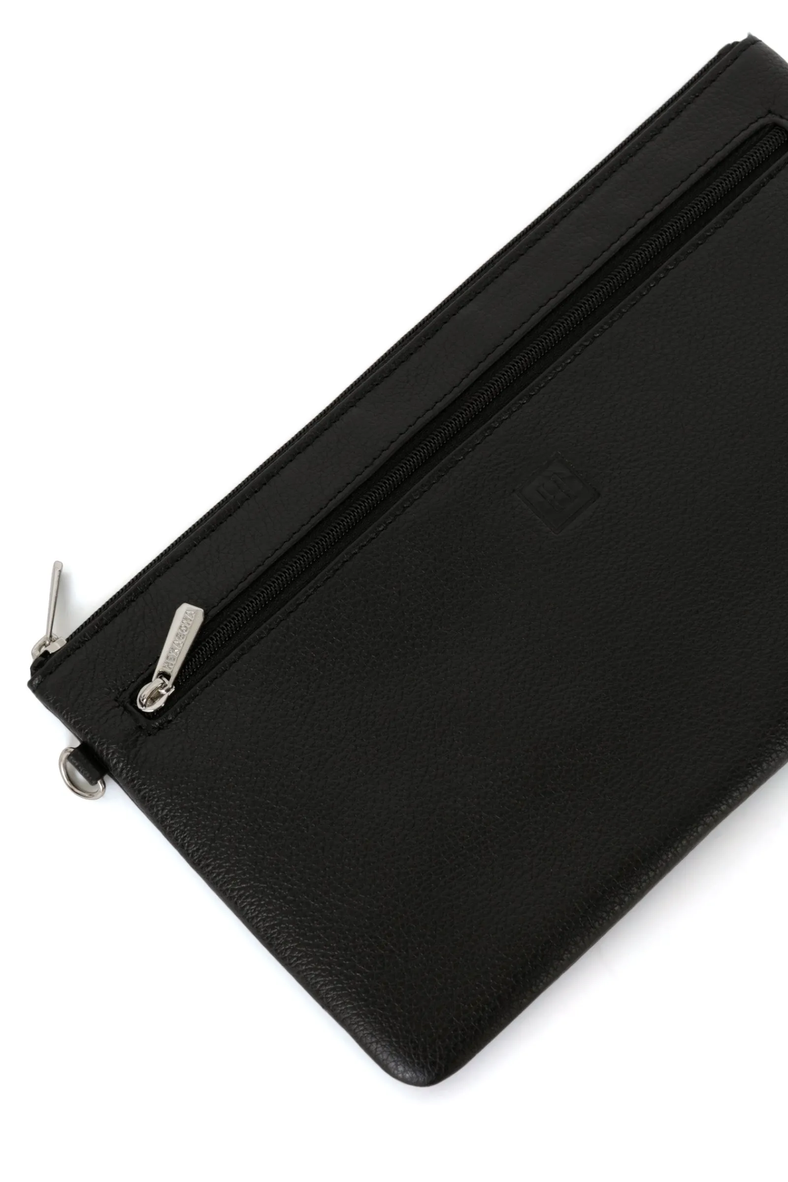 Women Hexagona Pouch & Belt Bag<Wristlet pouch - Leather