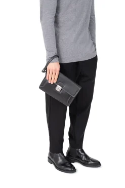 Hexagona Pouch<Wristlet pouch - Leather